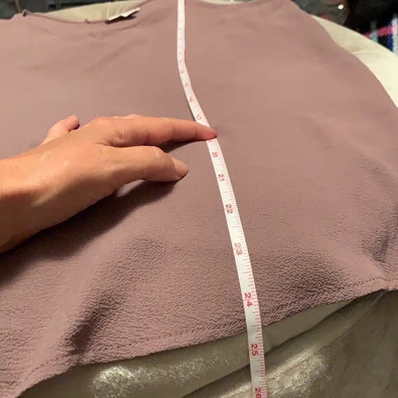 So brand muted plum colored adjustable strap lose fitting cami, small - Picture 7 of 9